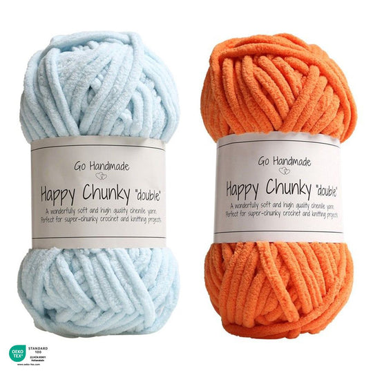 Happy Chunky Double - 50g - Go Handmade