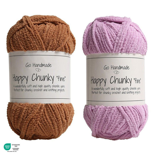Happy Chunky Fine - 50g - Go Handmade