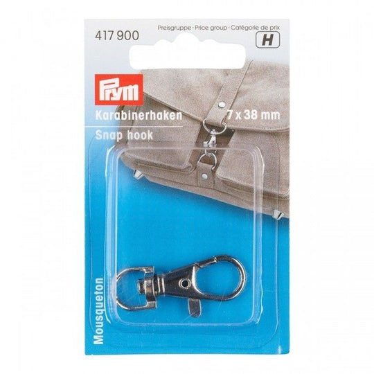 Snap hook – Silver-colored - Prym