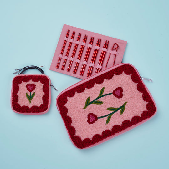 Stellar Interchangeable Circular Needle Set - Carnelian (Limited Edition) - Hobbii