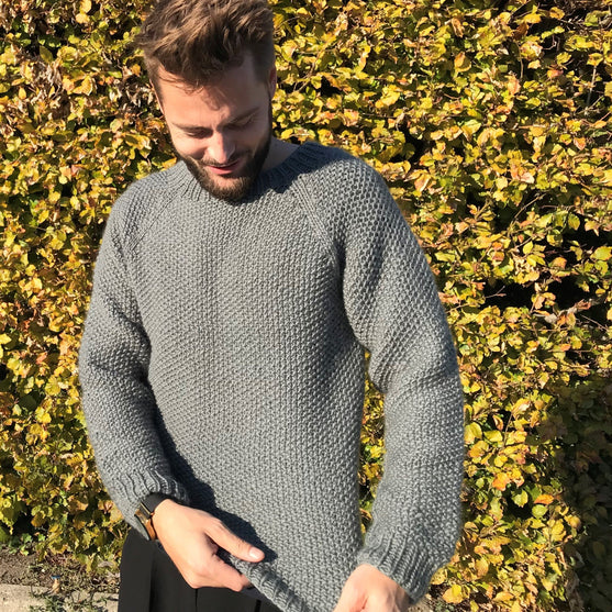 

Asger Sweater in Seed Stitch
3