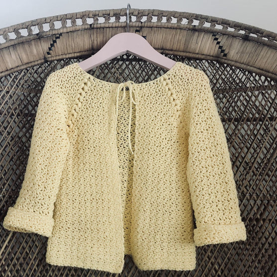

Lemon Blooms - Children’s Cardigan
1