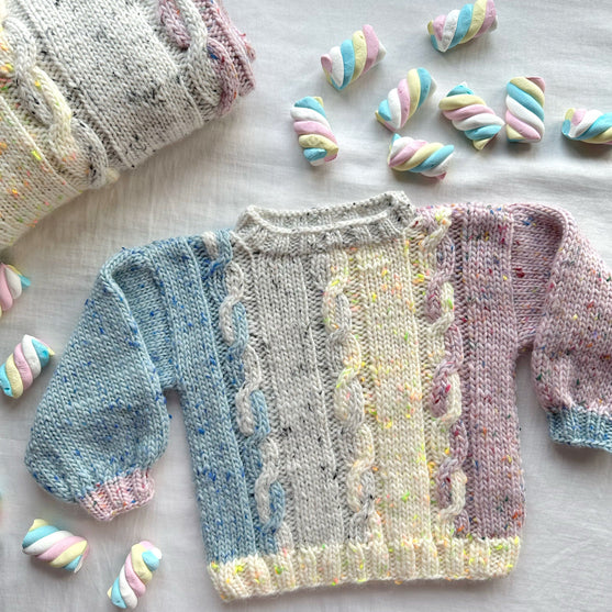

Marshmallow Swirls - Children’s Sweater
1