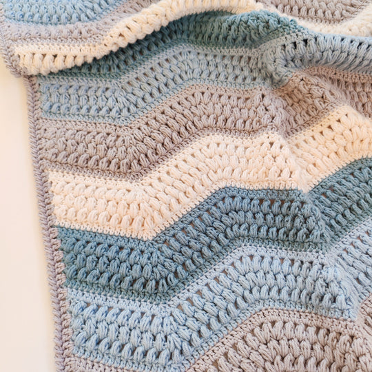 Calming Puff Wave - Blanket