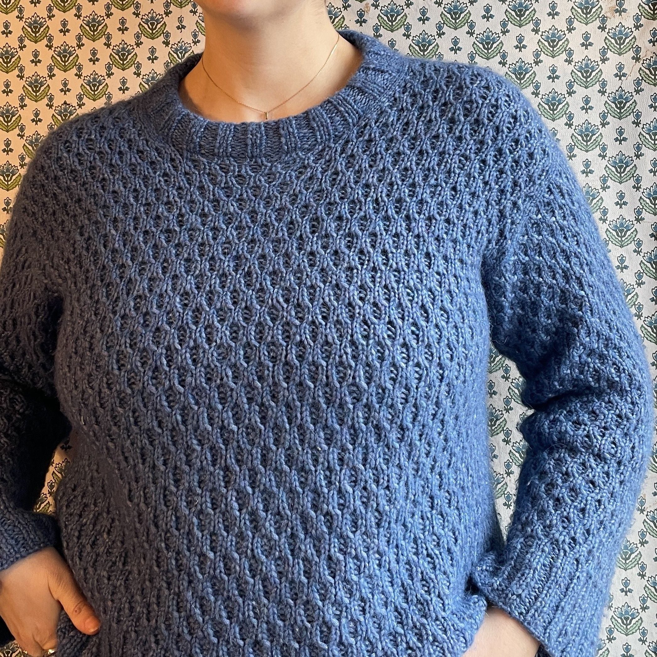 Easy Honeycomb Sweater – Hobbii