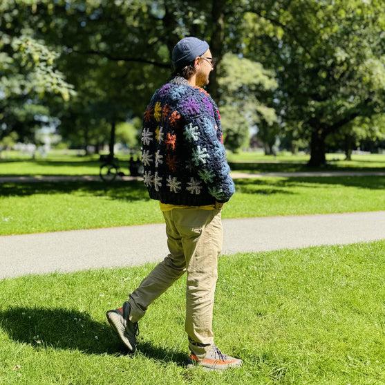 

Mosaic Bloom - Granny Square Jacket
1