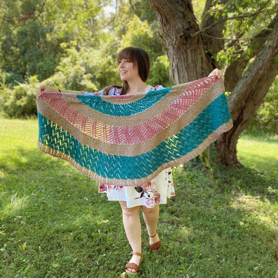 

Desert Bloom - Shawl
7
