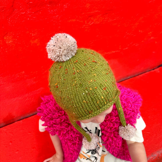 

Triple pompom - Kids hat
1