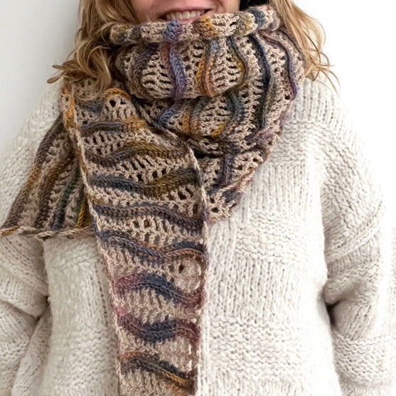 

Winter Waves Wrap - Scarf
1