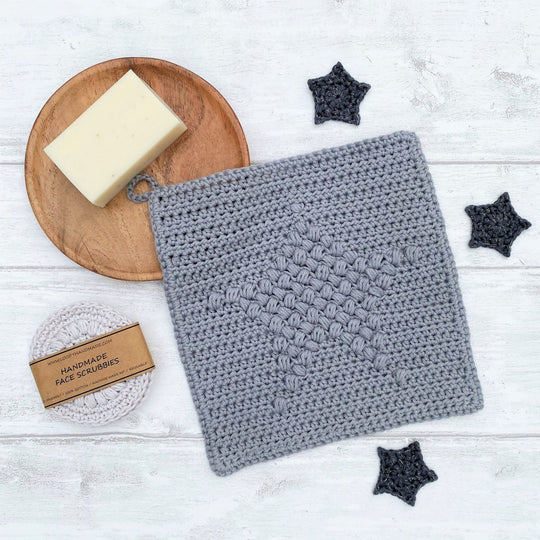Loopy Star - Washcloth