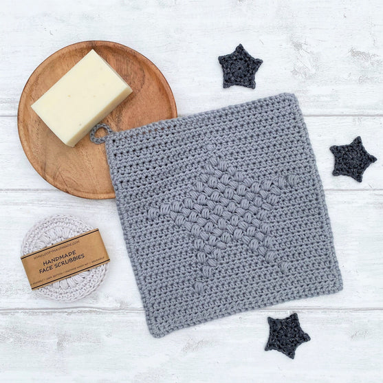 

Loopy Star - Washcloth
1