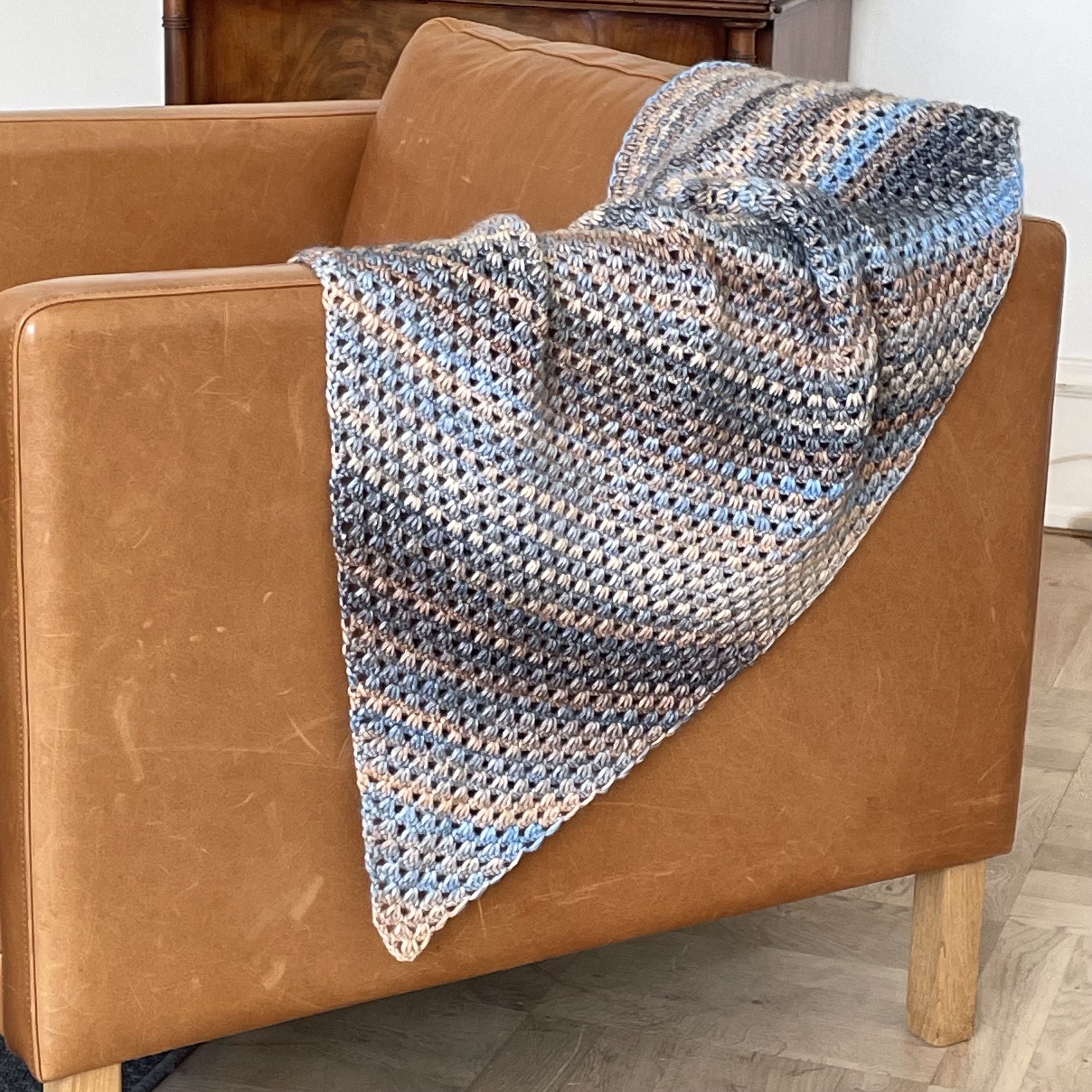 Lacy Afternoon - Tunisian Crochet Shawl – Hobbii