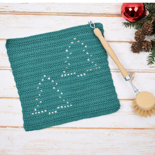 Dishcloth - Christmas tree