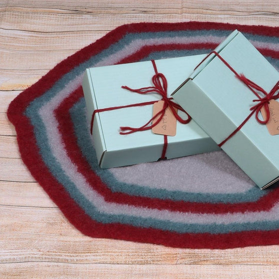 

Felted Christmas Tree Skirt
2