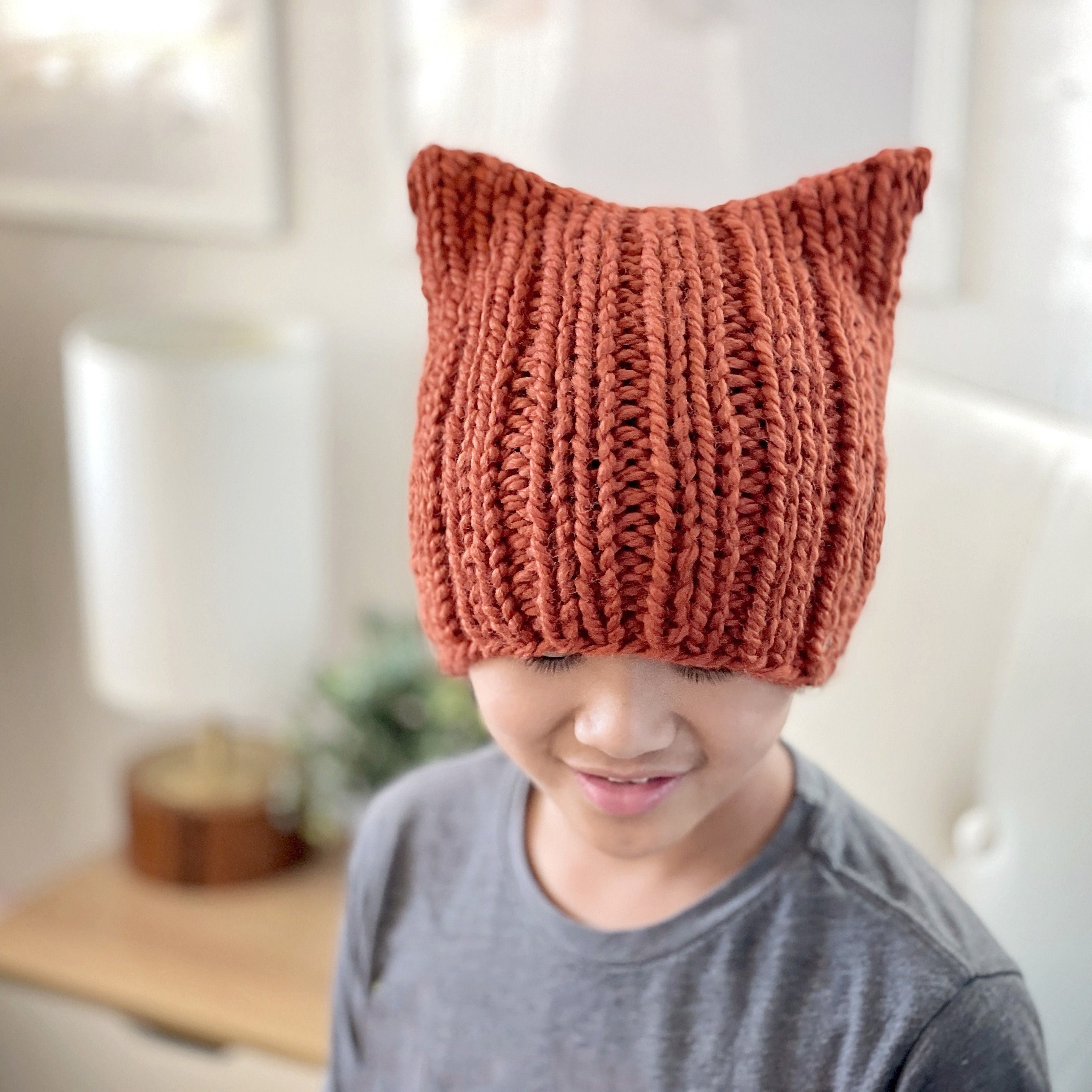 コンビニ支払い❌andwang Fluffy cat knit hat コンビニ支払い❌andwang Fluffy cat knit hat Fluffy cat knit hat
