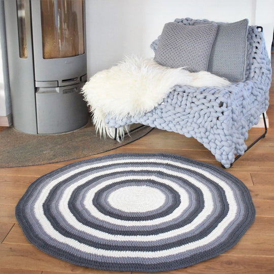 Ribbon Round Rug