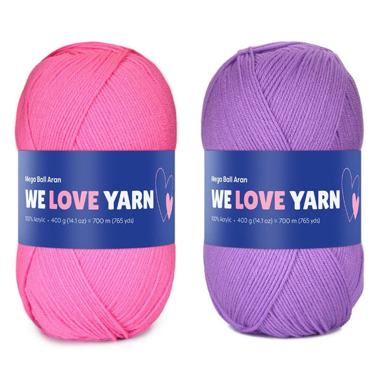 Mega Ball Aran 400 g (14.1 oz) - We Love Yarn