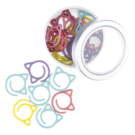 Metal Stitch Markers - Cat - Hobbii