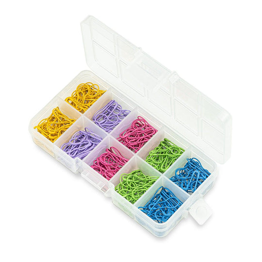 Box of Stitch Markers - Metal - Hobbii