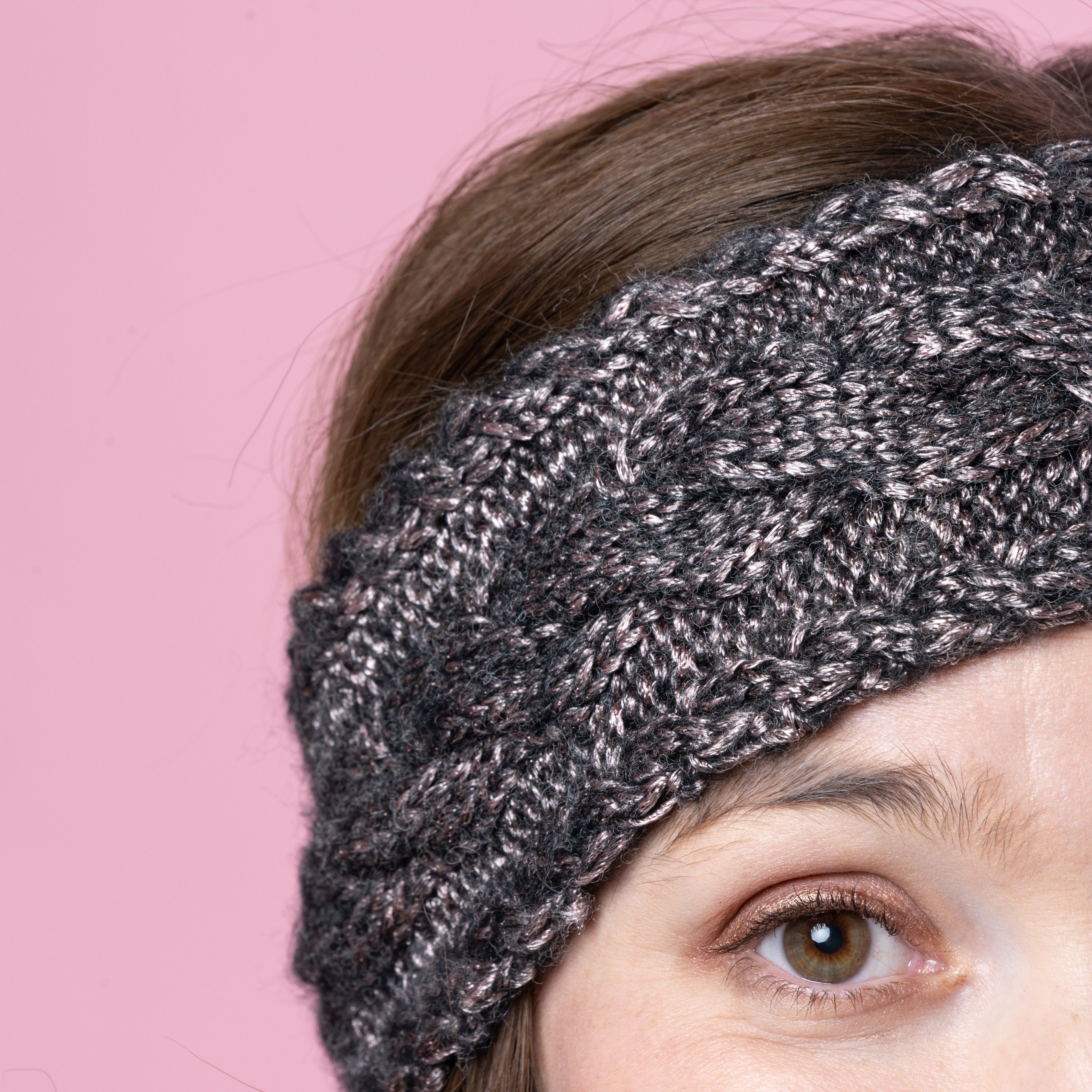 ★SCULPTOR★ Eyelet Knit Hairband Red SC25S615RD nkd-arch-headband-red-