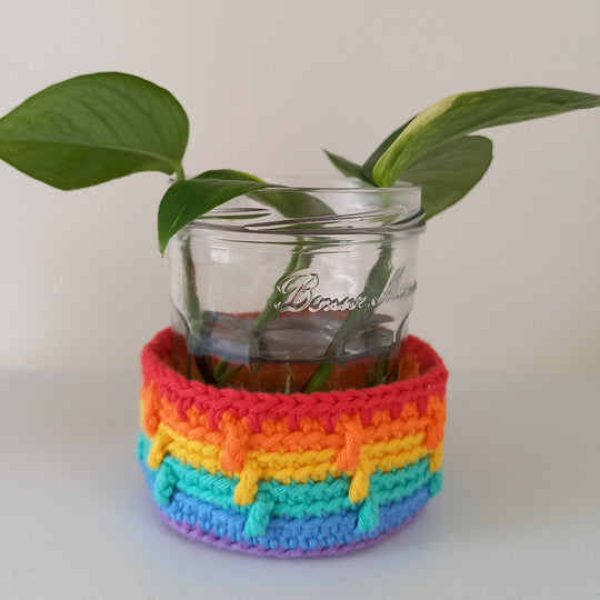 Mini Rainbow Happy Basket