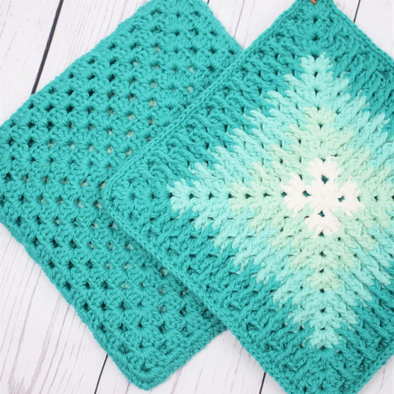 

Mosaic Granny Potholders - Mix
3