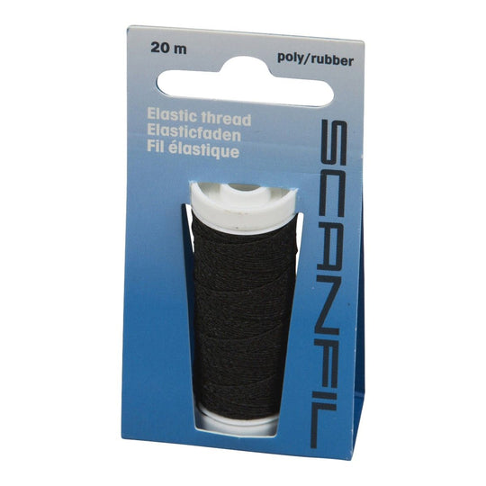 Scanfil Elastic Thread - Black - 20 meters