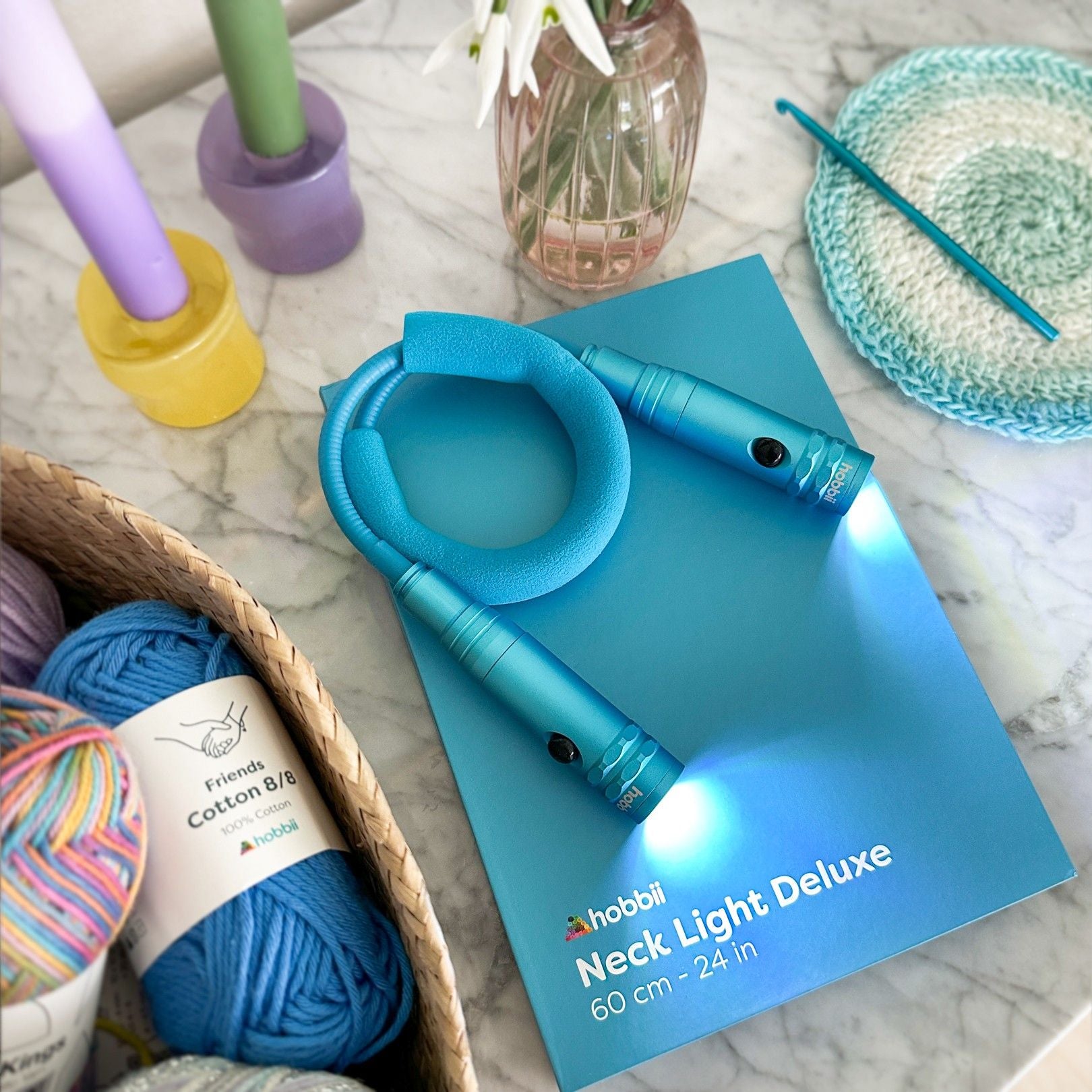 Neck Light Deluxe - Blue – Hobbii