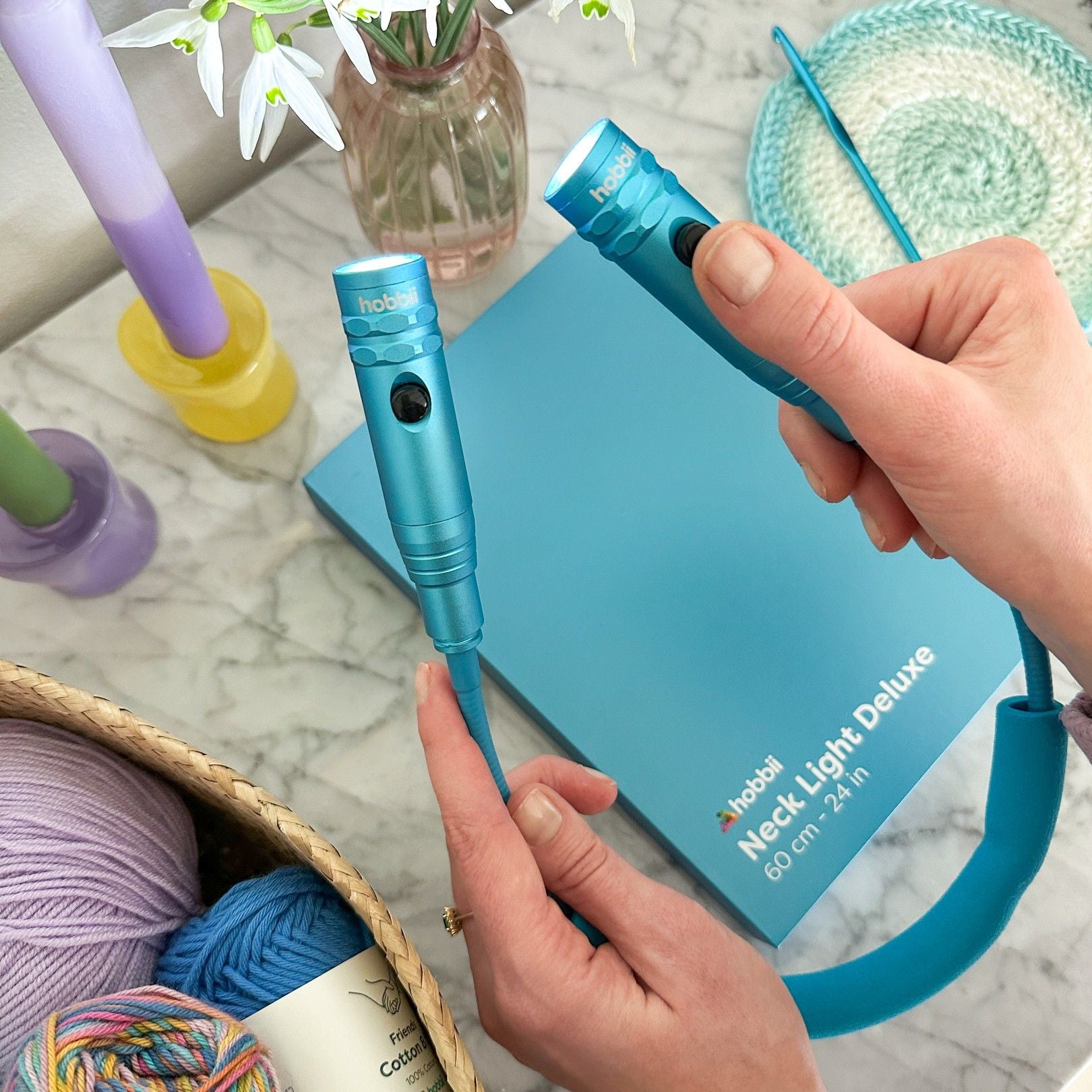 Neck Light Deluxe - Blue – Hobbii