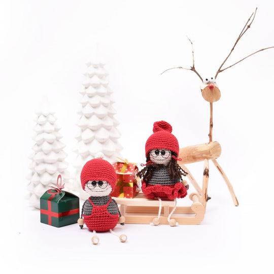 Crocheted Elf Kids