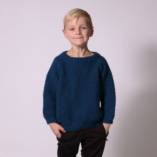 Starlight moss stitch sweater