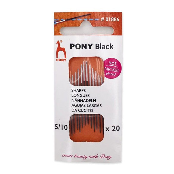 

Black Sewing Needles sizes 5/10 - Pony
1