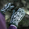 

1st Sunday of Advent - Knitting - Powder Flower - Mittens
1