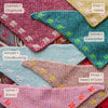 

Pressed Flowers Kerchief - Mosaic Bandana
11