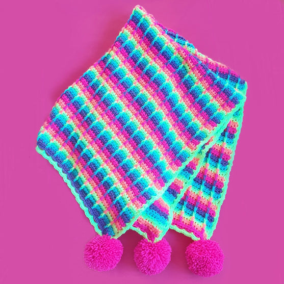 

Rainbow Waffle - Blanket
4