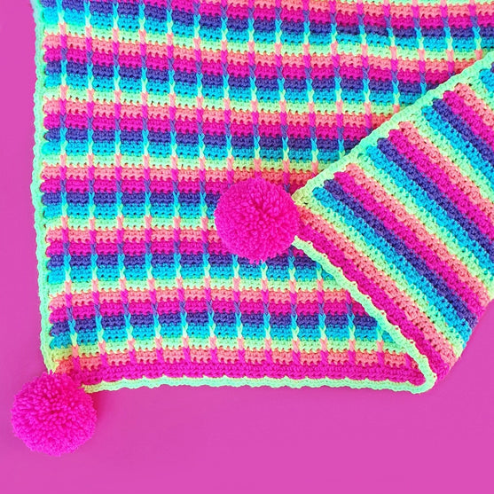 

Rainbow Waffle - Blanket
3