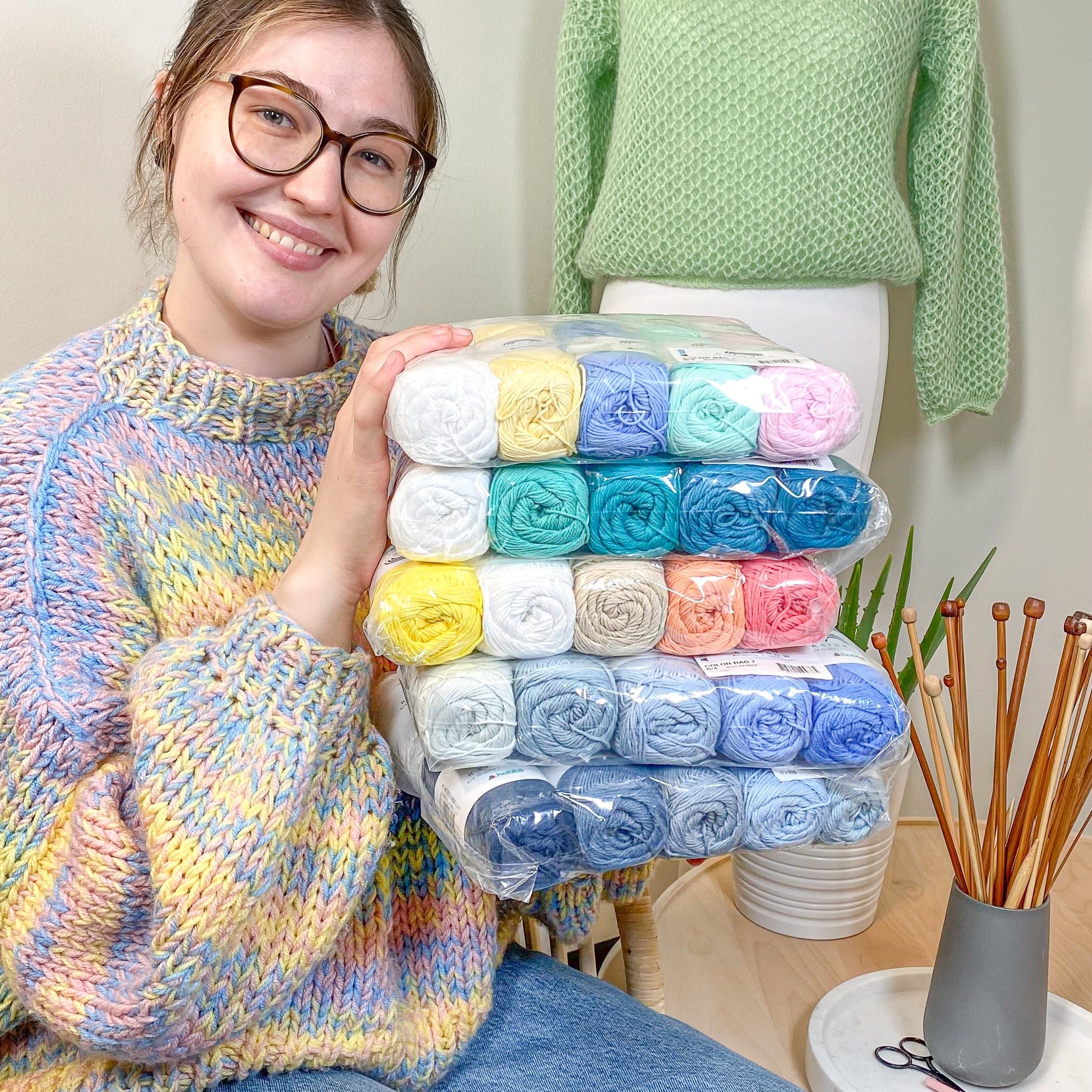 Rainbow Cotton 8/4 Color Pack (11-16) – Hobbii