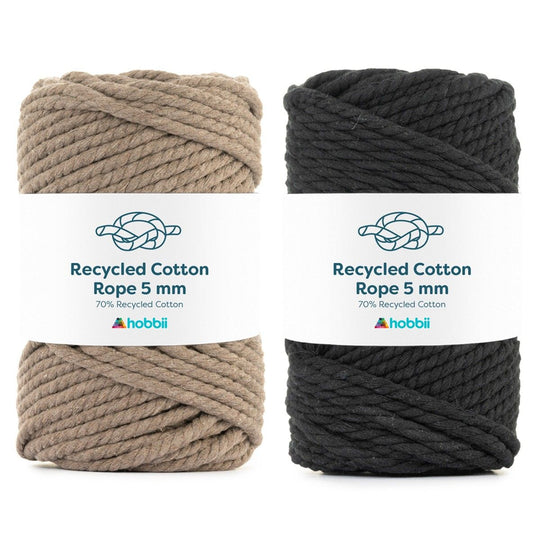 Recycled Cotton Rope (5 mm - 0.19 in) - Hobbii
