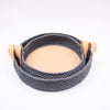 

Ribbon Project Trays with Leather Base
2