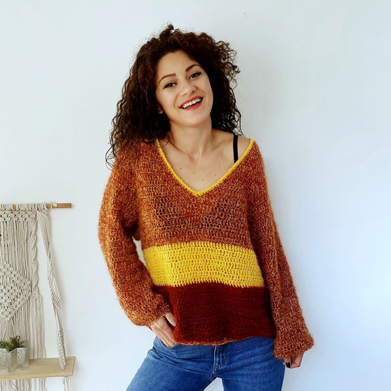 

Rusty Gold Sweater
2