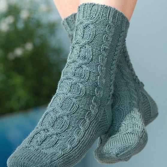 

Socks with Invisible Cast
1