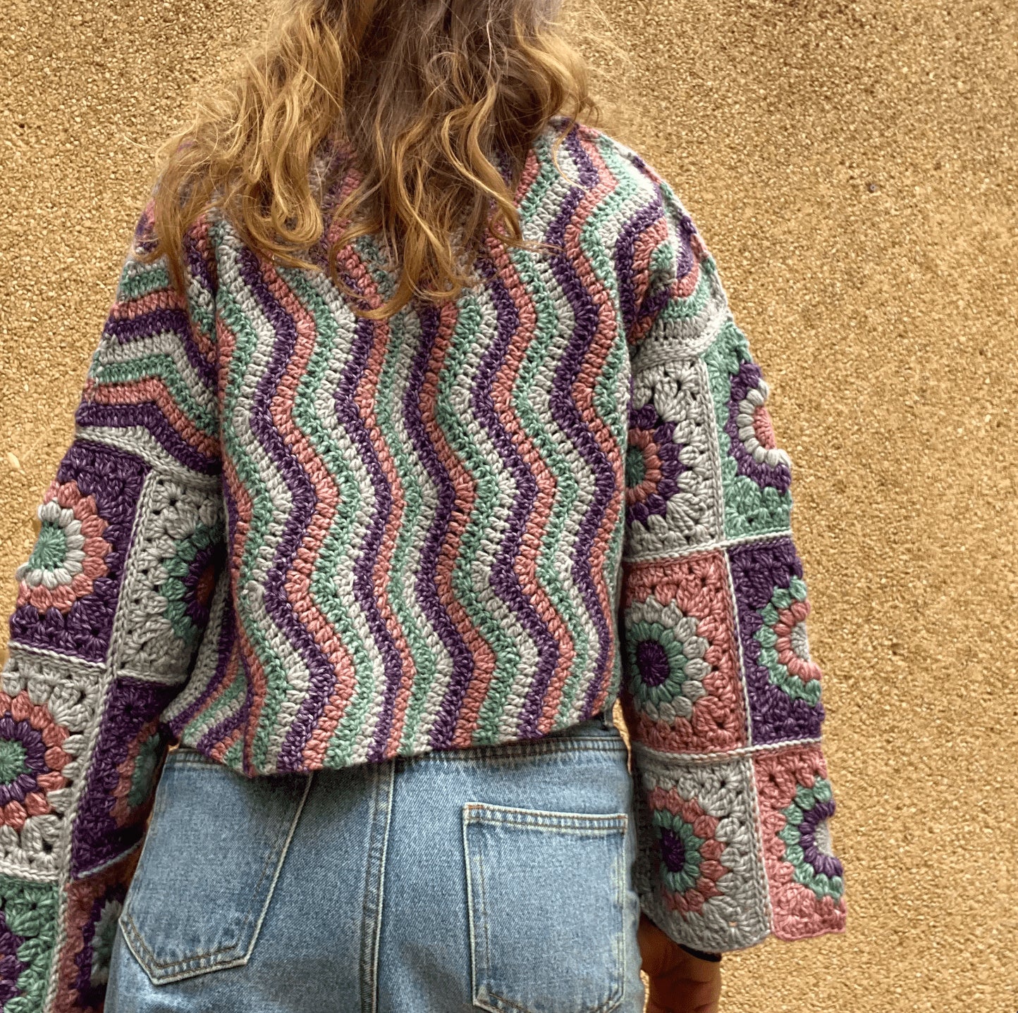 【ガルシア】【GRANCY】Destruction Cardigan L 529193_X9W83_4921_010_100_0000