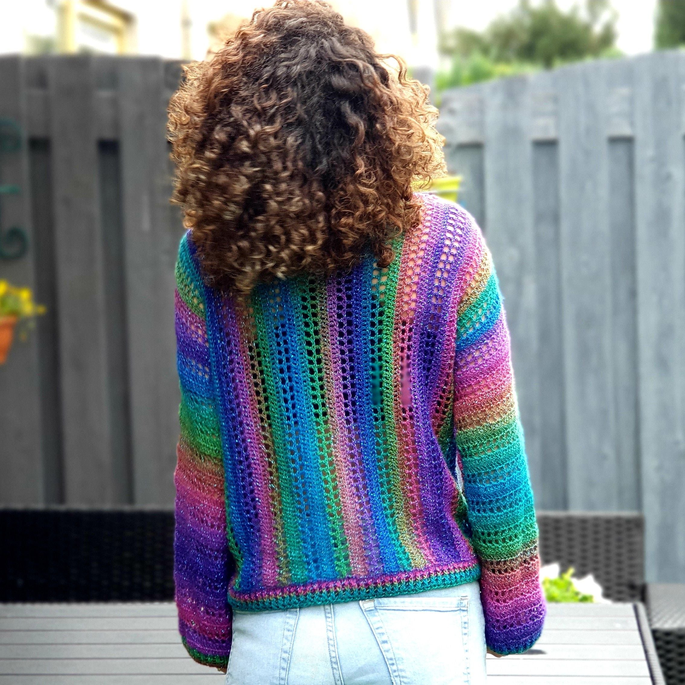Rainbow Crochet Sweater Pattern Free Sparkling Rainbow Jumper – Hobbii - Main Image
