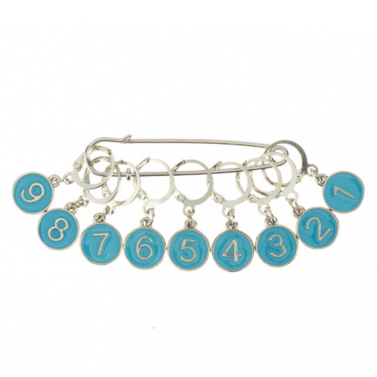 Stitch Markers w/Numbers and a Shawl Pin - Hobbii