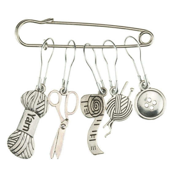 

Stitch Markers w. Shawl Needle - Hobbii
1