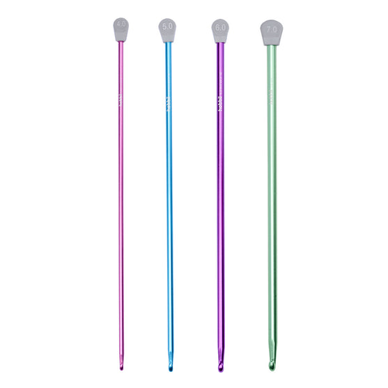 

Alu Tunisian Crochet Hook Set - 27 cm (10.6 in) - Hobbii
1