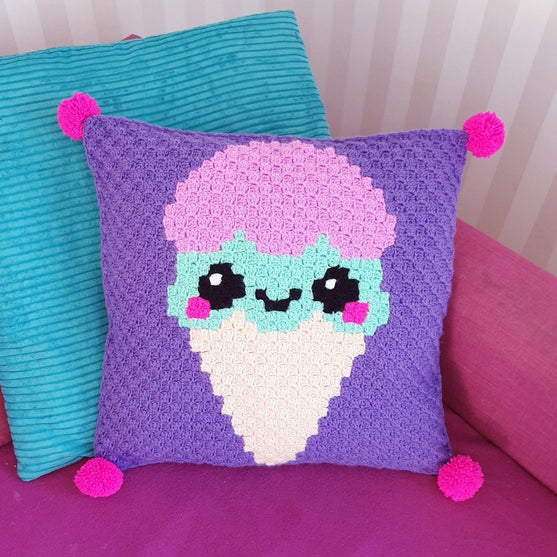 

Kawaii Ice Cream - Pillow
1
