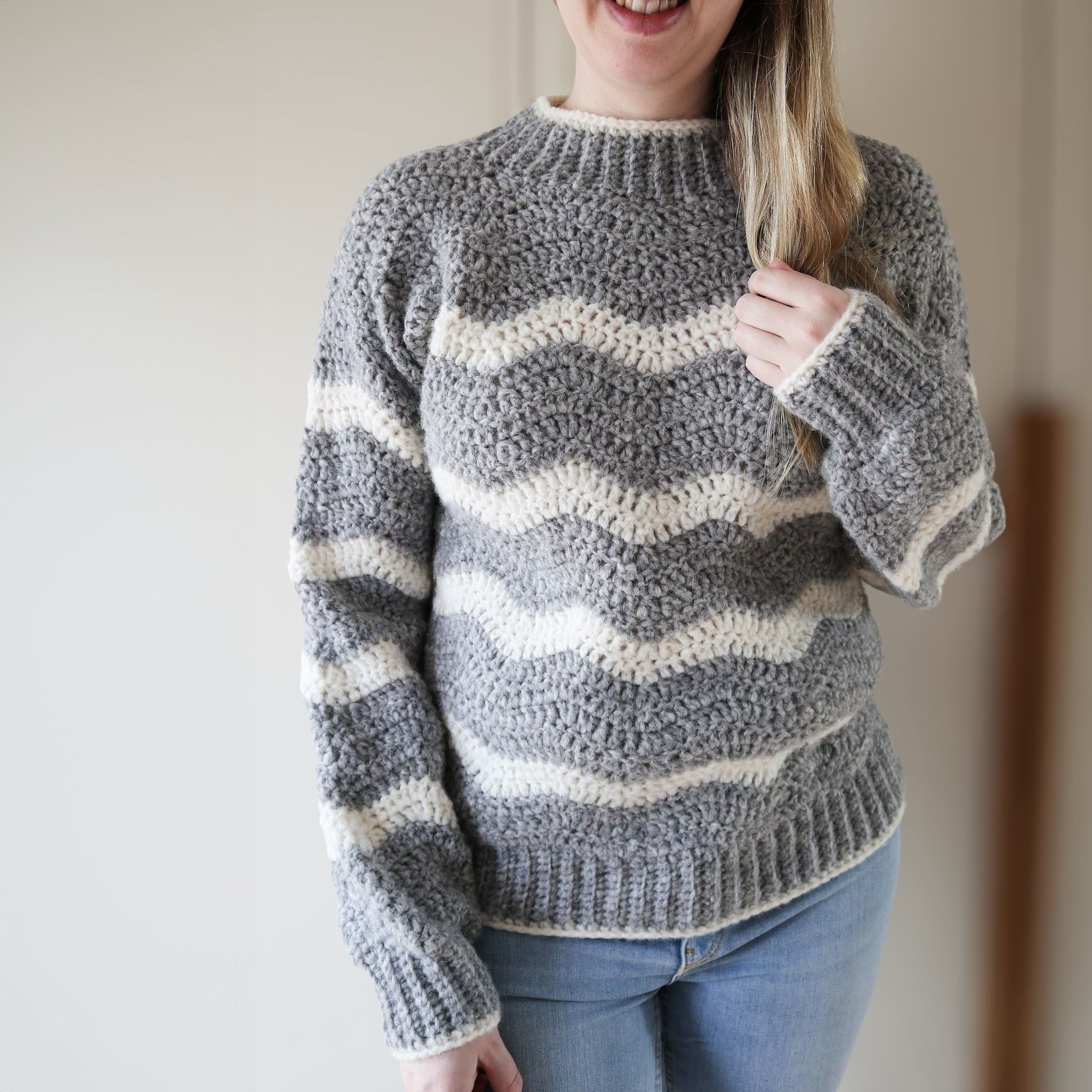 最終値下HAENGNAE SHUMAI CROCHET KNIT JACKET Boho Meets Grunge Top - Chenille Sweater, Knitted Oversized