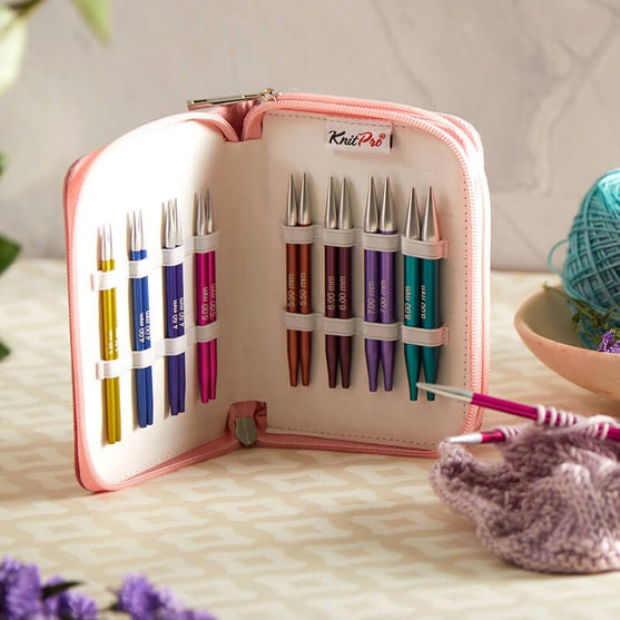 

Zing Deluxe - Short Interchangeable Circular Needle Set - KnitPro
3