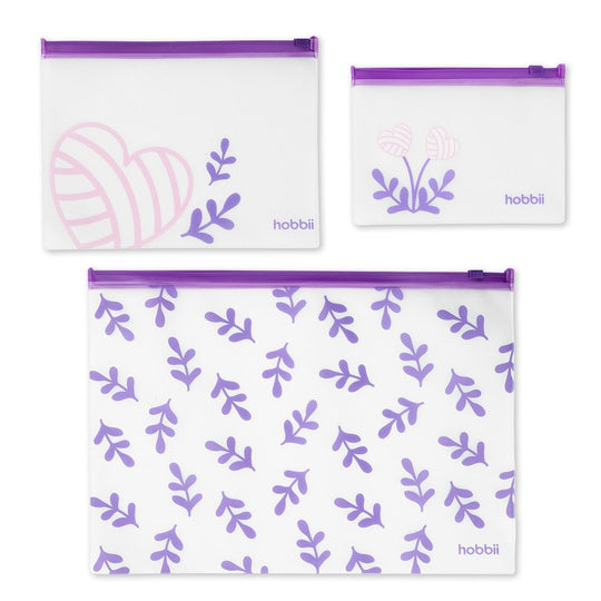 Set of Zipper Bags - Hobbii